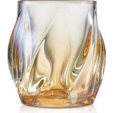 1 Adet 250 ml Kehribar Rengi Iskandinav Tarzı Viski ve Kokteyl Bardağı