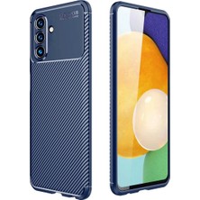 Renas Store Samsung Galaxy A36 Kılıf Auto Focus Karbon Kapak - Lacivert