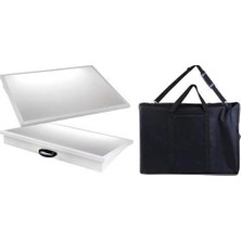 Panda Pan 910 LED Işıklı Çantalı Ahşap Masa Üstü Çizim Masası