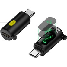 240W Dijital Göstergeli Type-C To Type-C 80GBPS 8K@60Hz ve Hızlı Şarj Mini Otgza
