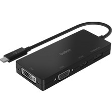 Multiport Usb-C Adaptörü (Vga, Dvı, 4K Hdmı, 4K Displayport Özellikli Usb-C Video Adaptörü), Us