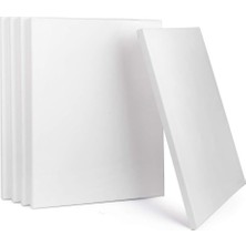 Ewtshop® Gerdirme Çerçeveli Tuvaller, %100 Pamuk, 5 Adet, 30 x 40 Cm, Kanvas, Sanat Tuvali, Tuval