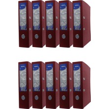 Noki Geniş Plastik Klasör (56411-080) Kırmızı 10 Lu Paket