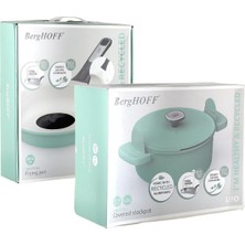 Yapışmaz Tencere 24 cm ve Kızartma Tavası 24 cm Green