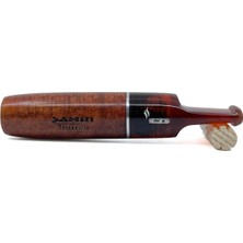 Şahin 9 mm Filtreli Toscanello-Backwoods Gül Kökü (Briar) Puro Ağızlığı - 2610