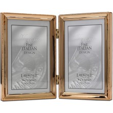 Çift Resim Çerçevesi 10 x 15 cm Altın Rengi 4 x 6 Çift