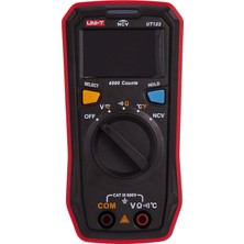 Unı-T UT123T Cep Ölçüm Cihazı, 600 V Ac/dc, -40 °C-300 °C/-40°F-572 °f