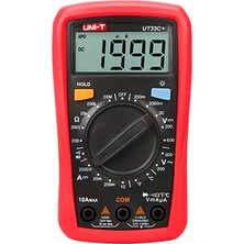 Unı-T UT33C+, Otomatik Ölçek Seçimi, Voltmetre, Ampermetre, Ac/dc Voltaj ve Akım Ölçer, Diren�