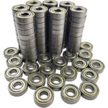 Dünya Magnet 50 Adet 608ZZ Rulman - Metal Mühürlü Çok Amaçlı Bilye Rulman - 8X22X7 Ölçüler