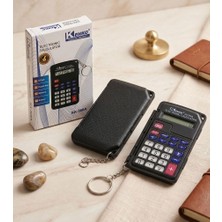Mini Cep Boy Kapaklı Hesap Makinesi Anahtarlık
