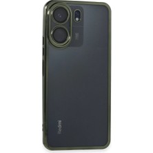 Renas Store Xiaomi Redmi 13C Kılıf Razer Lensli Silikon - Yeşil