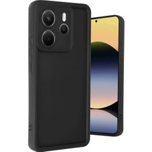 Renas Store Xiaomi Redmi Note 14 4g Kılıf Viera Silikon - Siyah