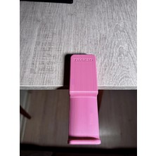 Premium Pembe Asılabilir Kulaklık Standı – Sağlam V5 Modeli, Kaydırmaz Keçeli, Ergonomik Sta