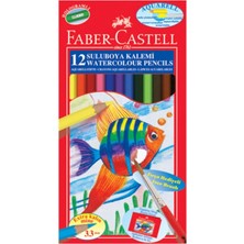 Su Bazlı Aquarell Kuru Sulu Boya Kalemi 12'li