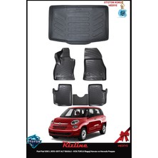Rizline Fiat Fiat 500 L 2016 Alt Bagaj - Koltuklu Bagaj Havuzu ve Havuzlu Paspas ve Ton Koku