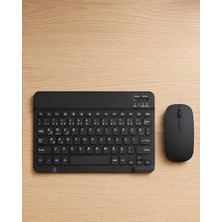 Aesco Sessiz Tuşlu Kablosuz Klavye Mouse Seti Çoklu Cihaz Uyumlu