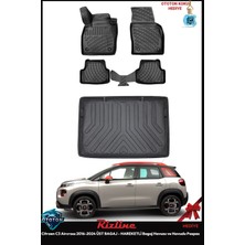 Rizline Citroen C3 Aircross 2017 Üst Bagaj - Hareketli Bagaj Havuzu ve Havuzlu Paspas ve Ton Koku