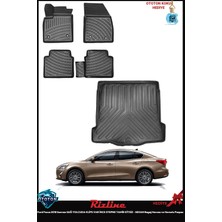 Rizline Ford Focus 2021  Ince Stepne Tamir Kitsiz - Sedan Bagaj Havuzu ve Havuzlu Paspas ve Ton Koku