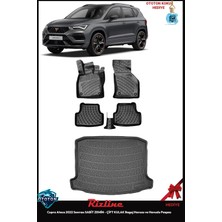 Rizline Cupra Ateca 2025 Sabit Zemin - Çift Kulak Bagaj Havuzu ve Havuzlu Paspas ve Ton Koku