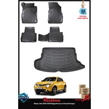 Rizline Nissan Juke 2010 Bagaj Havuzu ve Havuzlu Paspas ve Ton Koku