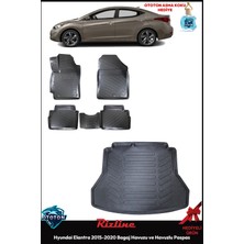 Rizline Hyundai Elantra 2017 Bagaj Havuzu ve Havuzlu Paspas ve Ton Koku