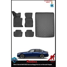 Rizline Bmw 5 Serisi G60 2023 Bagaj Havuzu ve Havuzlu Paspas ve Ton Koku