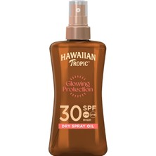 Hawaiian Tropic Glowing Protection Dry Spray Oil SPF30 Koruyucu & Bronzlaştırıcı Yağ 200 Milili