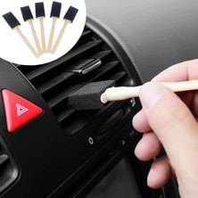 Aesco 5'li Araba Havalandırma Temizleme Fırçaları Klima Çıkışları,toz Alma&otomobil Içi Detaylı Mini Temizlik Aparatları