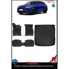 Rizline Audi Q8 E-Tron 2026 Sportback Bagaj Havuzu ve Havuzlu Paspas ve Ton Koku