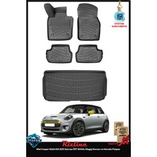Rizline Mini Cooper Elektrikli 2021 Üst Bagaj Bagaj Havuzu ve Havuzlu Paspas ve Ton Koku