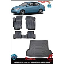 Rizline Hyundai Accent 2012 Bagaj Havuzu ve Havuzlu Paspas ve Ton Koku