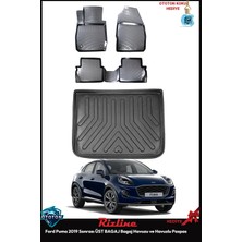 Rizline Ford Puma 2024 Üst Bagaj Bagaj Havuzu ve Havuzlu Paspas ve Ton Koku