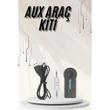 Aesco Yeni Nesil Bluetooth Aux Araç Kiti Siyah Tv Tablet Telefon Araç Araba