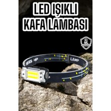 Aesco Kamp Feneri Balıkçı Feneri Başlıklı Suya Dayanıklı Kafa Lambası