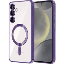 Eco Port Samsung Galaxy S24 Kılıf Kross Magneticsafe Kapak - Mor