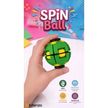 Bitenzo 3D Spin Ball / Rulmanlı Dönen Stres Topu - Elde Taşınabilir Odaklanma ve Stres Atma Oyuncağı