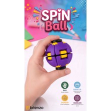 Bitenzo 3D Spin Ball / Rulmanlı Dönen Stres Topu - Elde Taşınabilir Odaklanma ve Stres Atma Oyuncağı