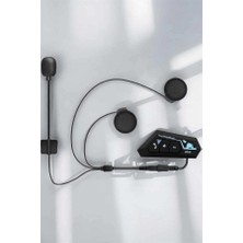 Eco Port Kask Kulaklığı Motosiklet Intercom Interkom Dinleme Konuşma Özellikli Su Geçirmez