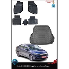Rizline Honda City 2008 Bagaj Havuzu ve 3D Paspas & Ton Koku