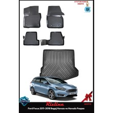 Rizline Ford Focus 2017 Bagaj Havuzu ve 3D Paspas & Ton Koku