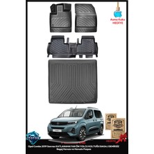 Rizline Opel Combo 2022 Katlanamayan Ön Yolcu Koltuğu Bagaj Demirsiz Bagaj Havuzu & Paspas ve Ton Koku