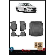 Rizline Skoda Octavia 2015 Sedan Bagaj Havuzu & Paspas ve Ton Koku