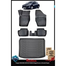 Rizline Peugeot 308 2008 Hatchback Bagaj Havuzu & Paspas ve Ton Koku