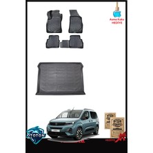Rizline Opel Combo 2017 Combi Bagaj Havuzu & Paspas ve Ton Koku