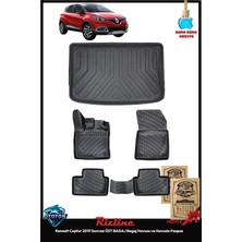 Rizline Renault Captur 2021 Üst Bagaj Bagaj Havuzu & Paspas ve Ton Koku