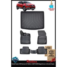 Rizline Renault Captur 2023 Alt Bagaj / Sabit Zemin Bagaj Havuzu & Paspas ve Ton Koku