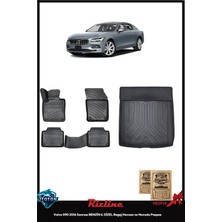 Rizline Volvo S90 2025 Benzin & Dizel Bagaj Havuzu & Paspas ve Ton Koku
