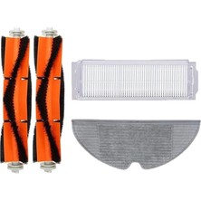 Lin Grup Xiaomi Vacuum Mop 2 Pro (MJST1SHW) Robot Süpürge Uyumlu 4'lü Yedek Parça Seti