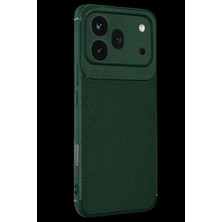 sbodurhome Huawei Honor 600 Pro Auto Focus Karbon Kapak - Koyu Yeşil