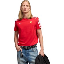 Puma Ferrari MT7 Erkek Kırmızı Günlük Stil T-Shirt 63583602